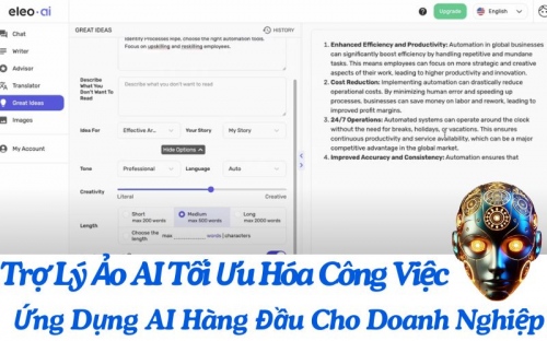 ELO - Trợ Lý Ảo AI Tối Ưu Hóa Công Việc