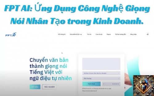 FPT AI: Ứng Dụng Công Nghệ Giọng Nói Nhân Tạo trong Kinh Doanh.