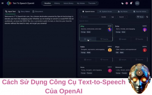 Hướng Dẫn Sử Dụng Công Cụ Chuyển Văn Bản Thành Giọng Nói Miễn Phí của OpenAI