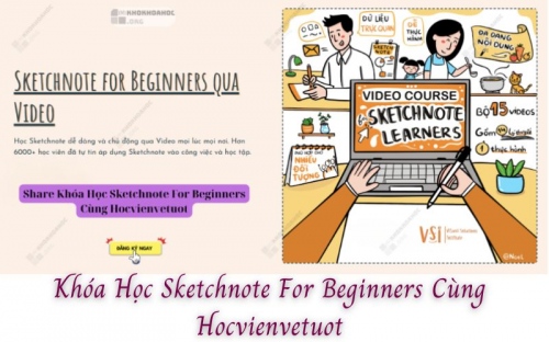 Khóa Học Sketchnote For Beginners Cùng Hocvienvetuot