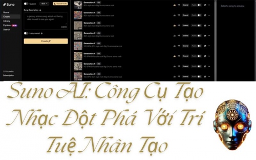 Suno AI: Công Cụ Tạo Nhạc Đột Phá Với Trí Tuệ Nhân Tạo