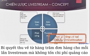 Khóa học Livestream bán hàng online trên Facebook, sàn TMĐT